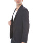 Blue Wool Men Jacket