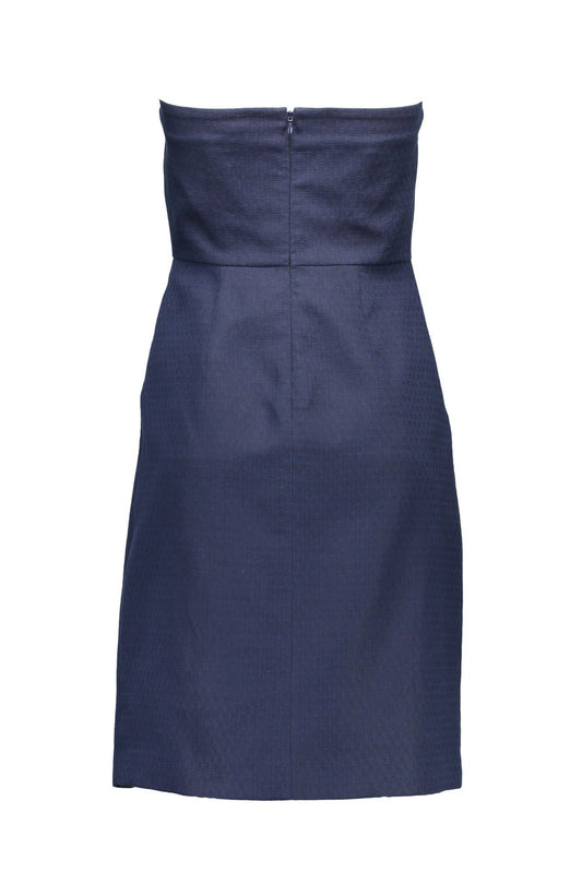Blue Cotton Women Dress