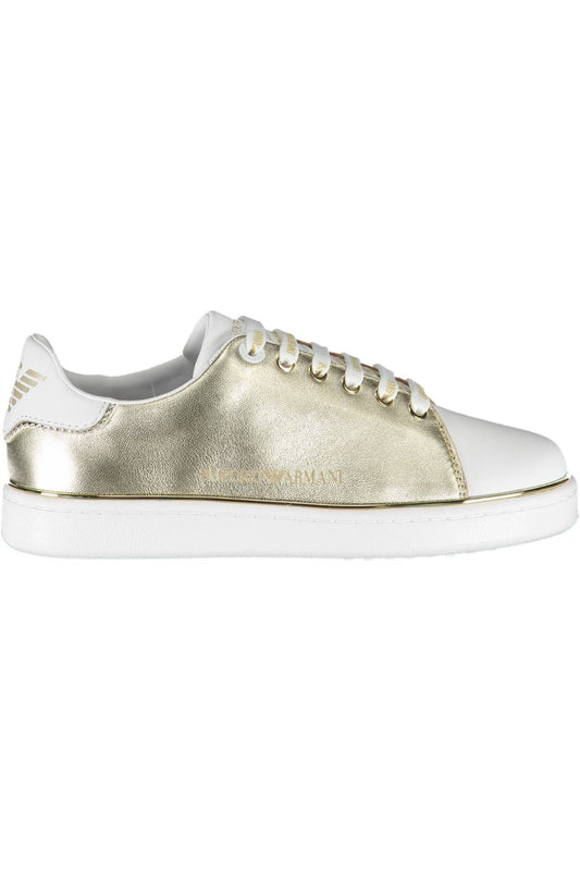 White Polyester Women Sneaker