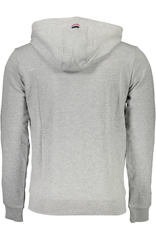 Gray Cotton Men Sweater