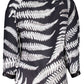 Black Viscose Women Shirt