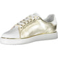 White Polyester Women Sneaker