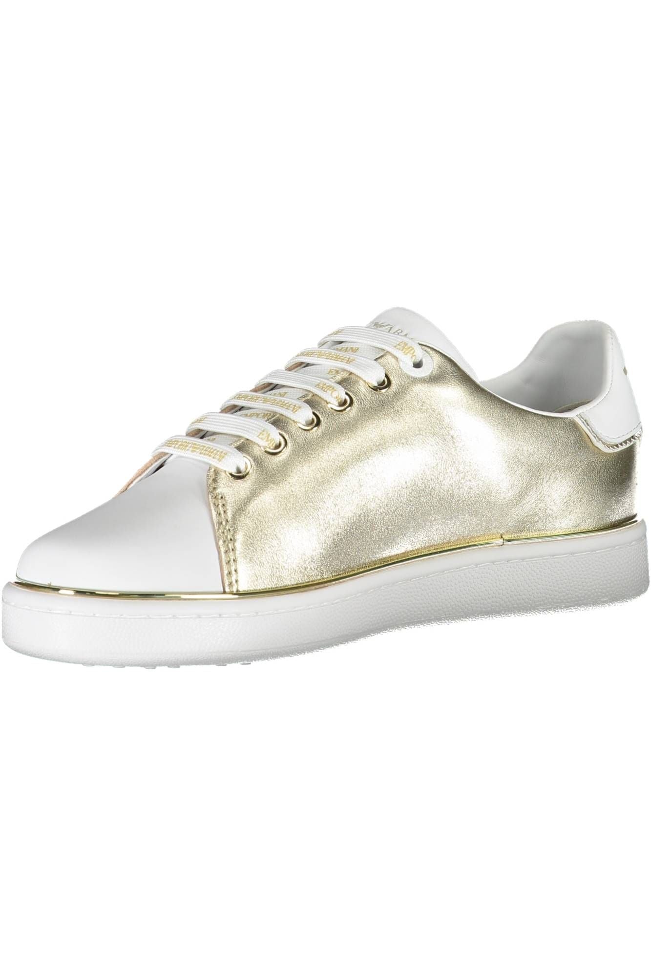 White Polyester Women Sneaker