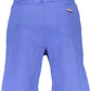 Blue Cotton Men Short