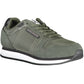 Green Polyester Men Sneaker