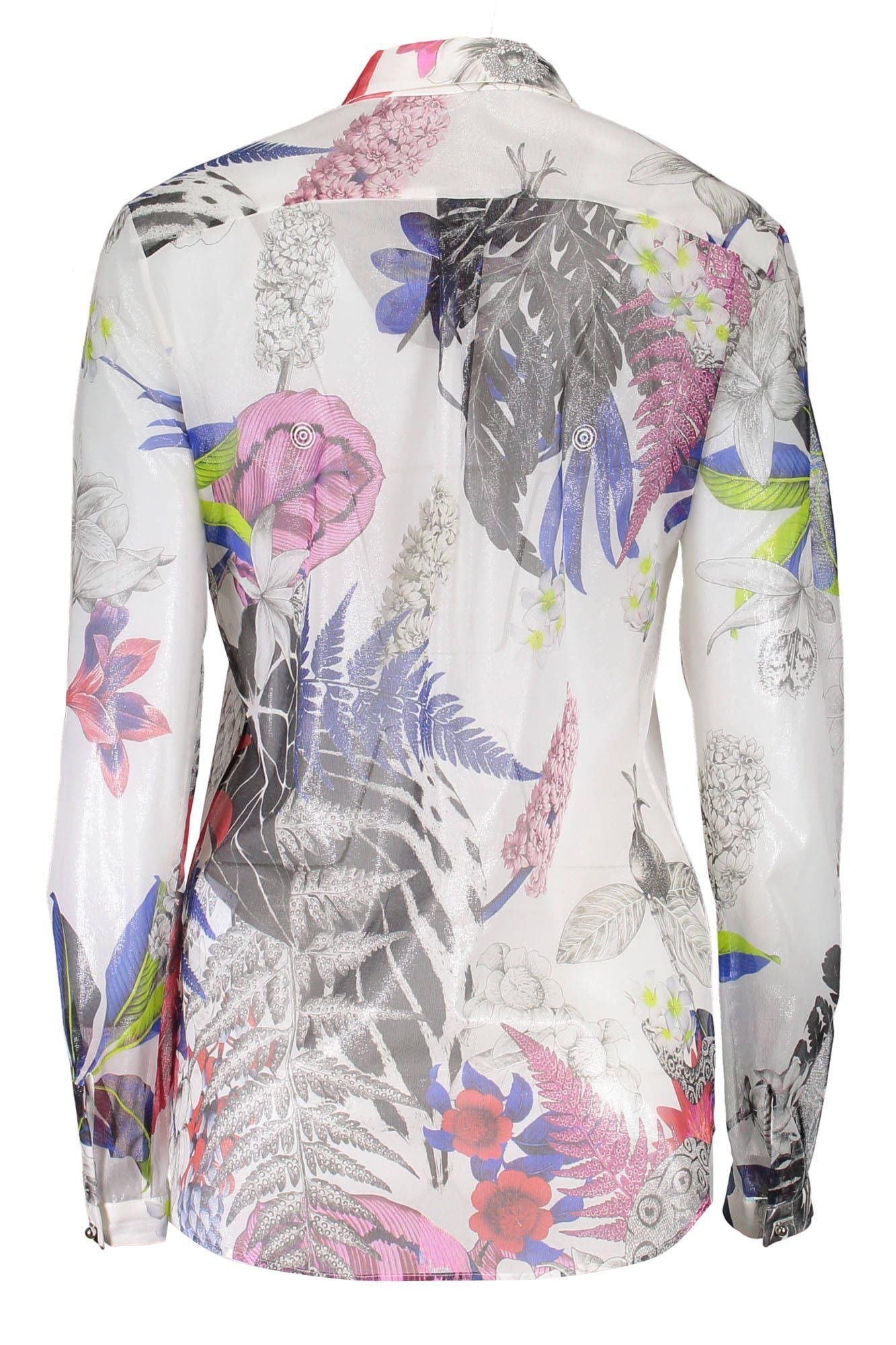 White Silk Women Shirt