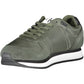 Green Polyester Men Sneaker