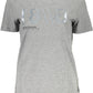Gray Cotton Women T-Shirt