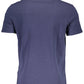 Blue Cotton Men T-Shirt