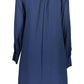 Blue Viscose Women Dress