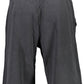Black Cotton Men Bermuda