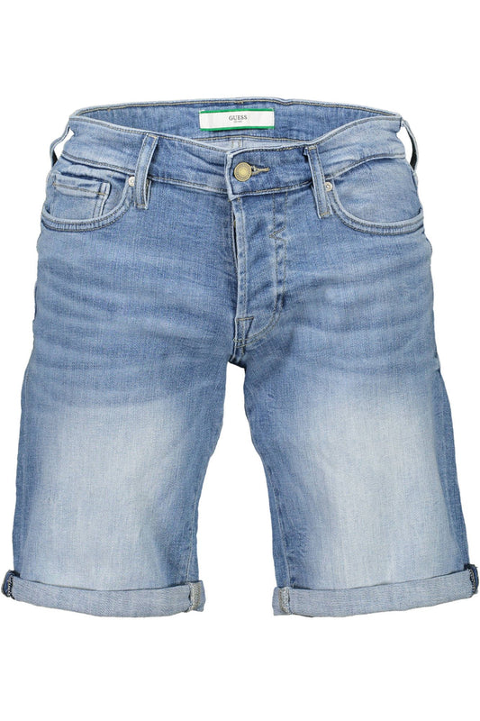 Light Blue Cotton Men Jeans