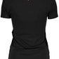 Black Cotton Women T-Shirt