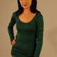 Green Cotton Women Sweater