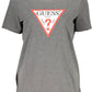 Gray Cotton Women Tee