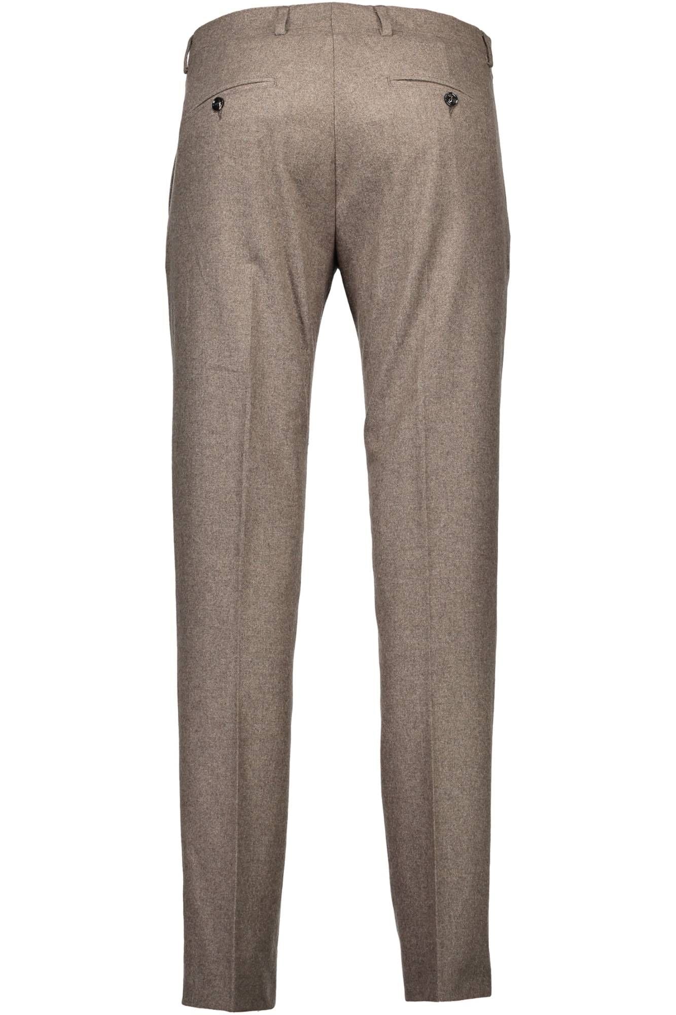 Brown Polyester Men Pants