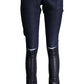 Blue Cotton Women Jeans