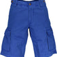 Blue Cotton Men Bermuda