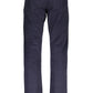 Blue Cotton Men Pant