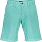 Green Cotton Men Bermuda