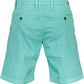 Green Cotton Men Bermuda