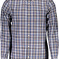 Blue Cotton Men Shirt