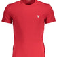 Red Cotton Men T-Shirt