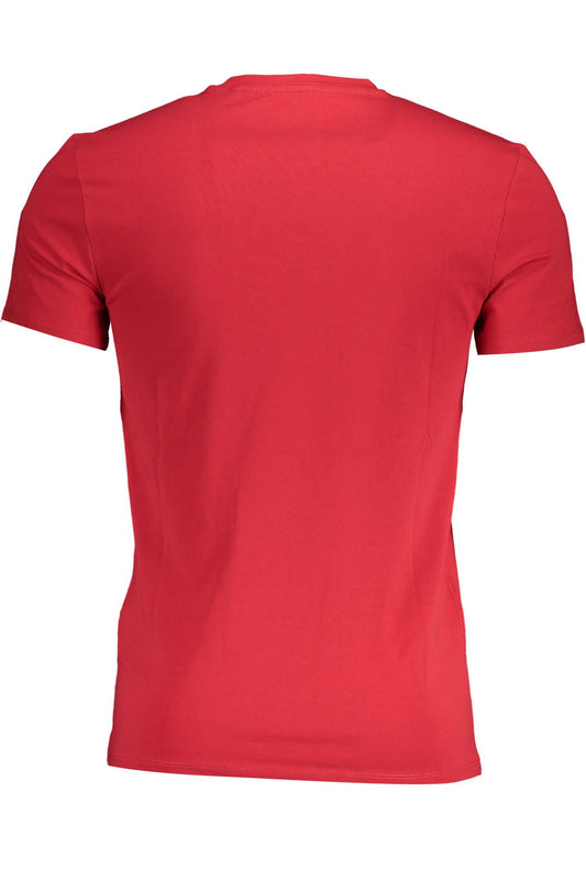 Red Cotton Men T-Shirt