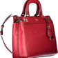 Red Cotton Women Handbag