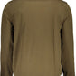 Green Cotton Men Sweater