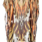 Orange Viscose Women Dress