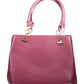 Purple Leather Women Handbag