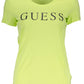 Yellow Cotton Women TShirt