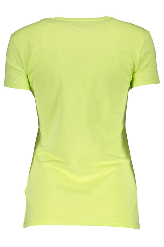 Yellow Cotton Women TShirt