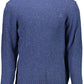 Blue Wool Men Sweater