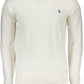 White Cotton Men Sweater