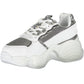 White Polyester Women Sneaker