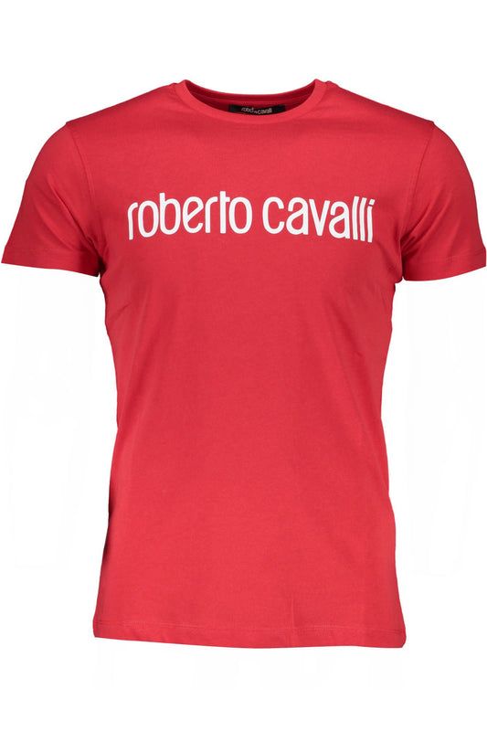 Red Cotton Men T-Shirt