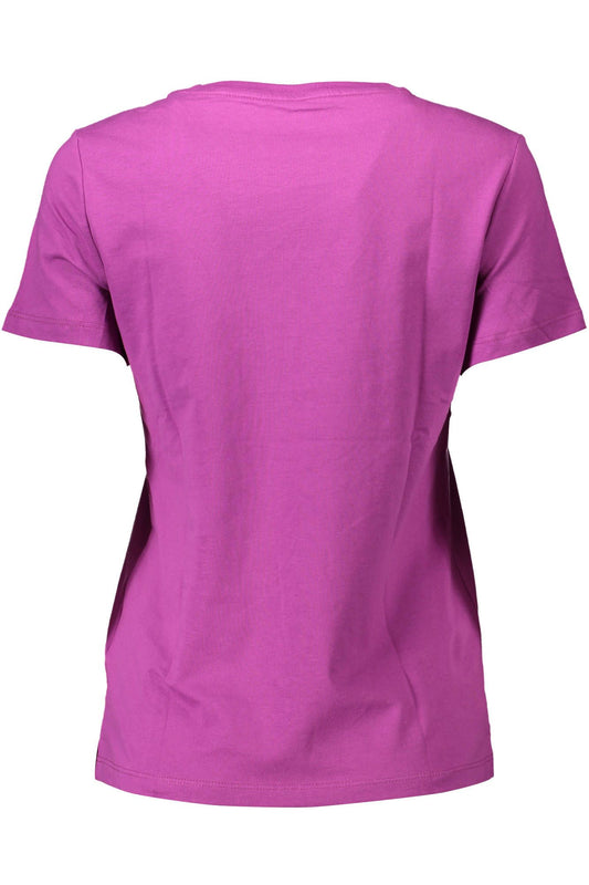 Purple Cotton Women T-Shirt