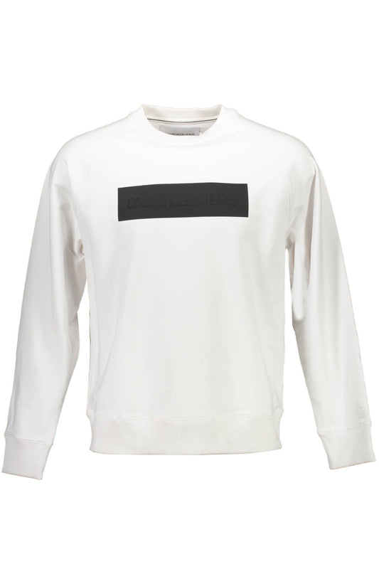 White Cotton Men Sweater