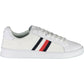 White Polyester Men Sneaker