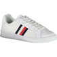White Polyester Men Sneaker