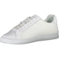 White Polyester Men Sneaker