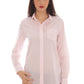 Pink Cotton Women Shirt