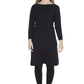 Blue Wool Women Dress
