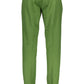 Green Cotton Men Trouser