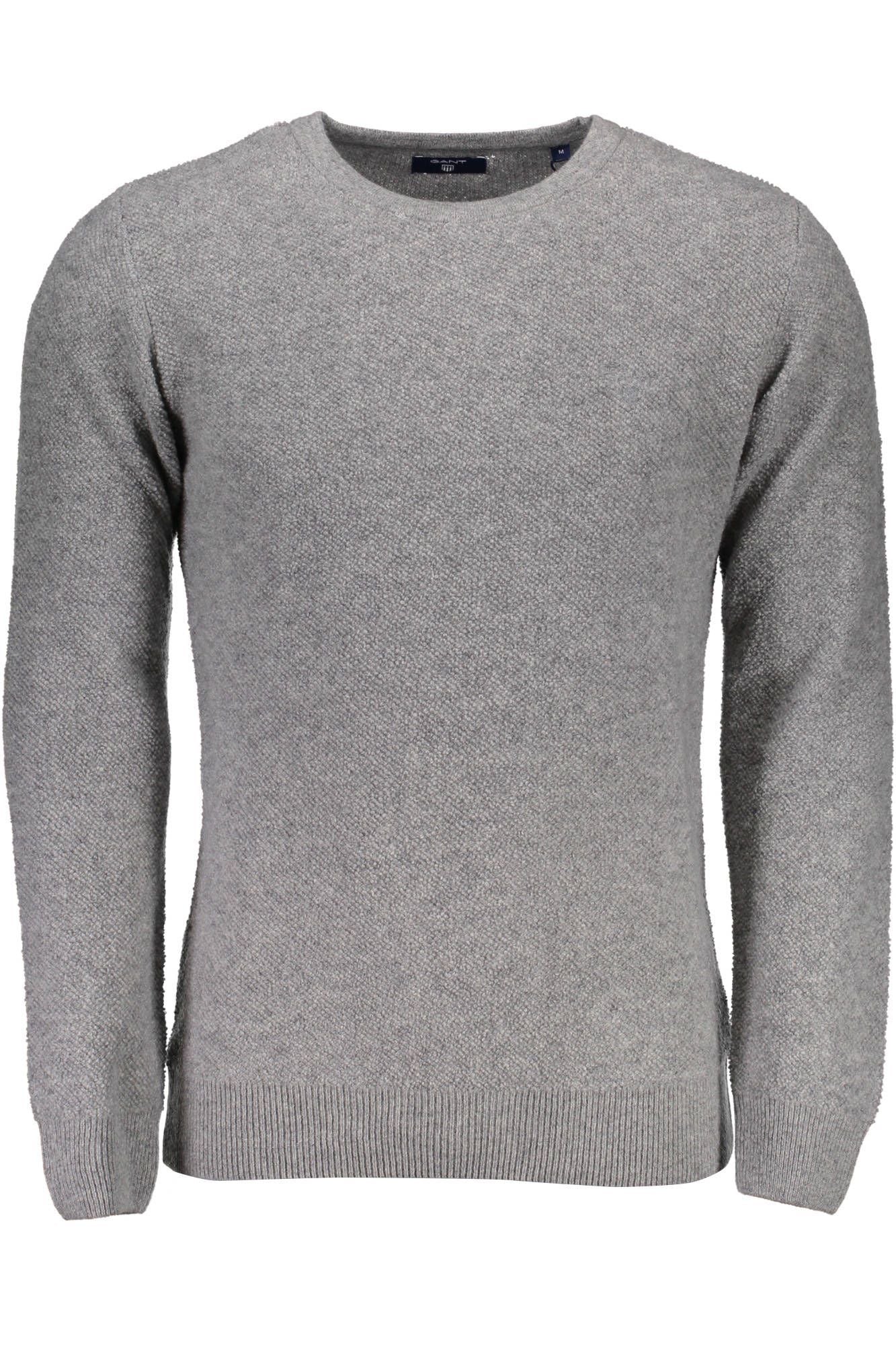 Gray Wool Men Sweater