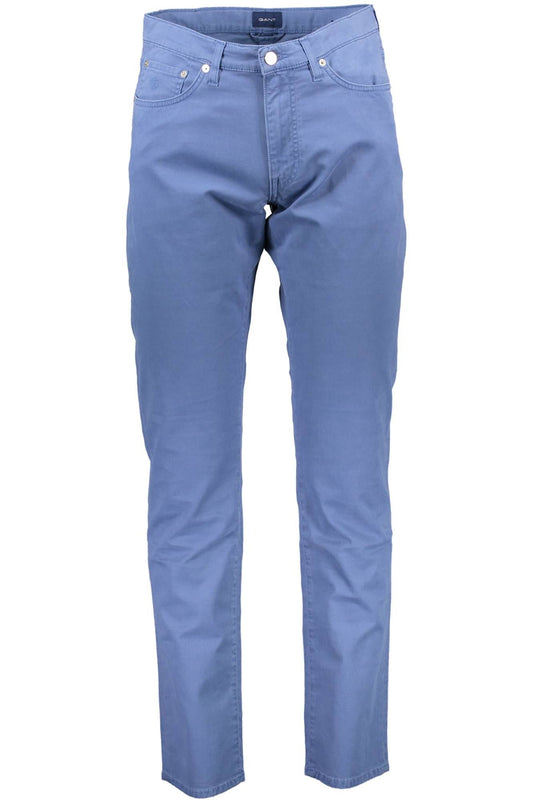 Light Blue Cotton Men Jeans