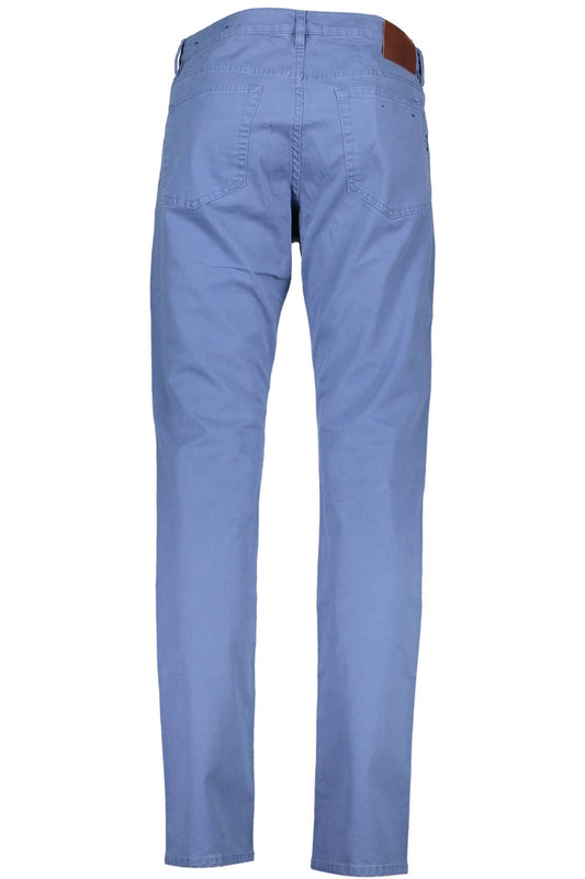 Light Blue Cotton Men Jeans