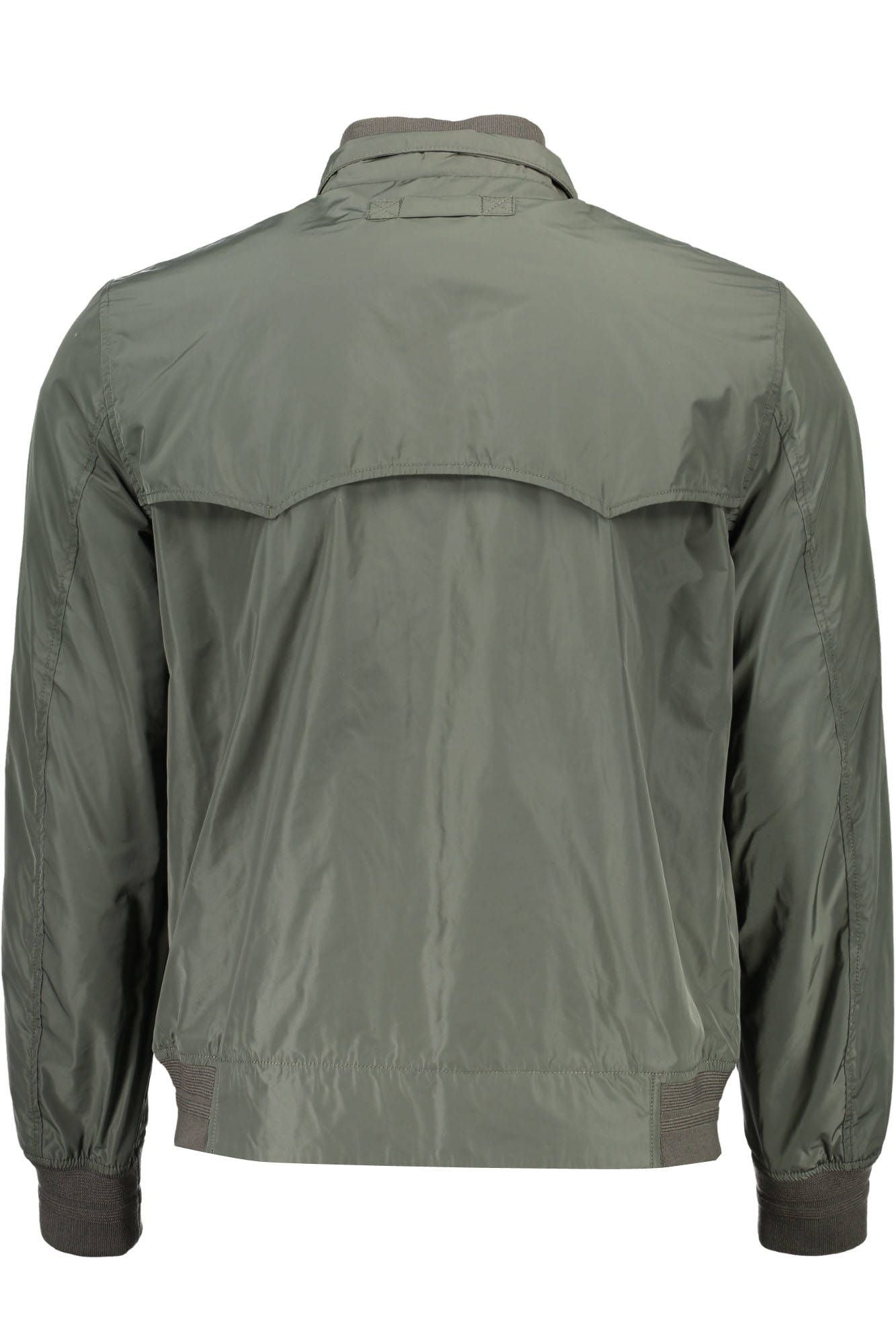 Green Polyester Men Jacket